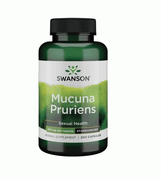 Swanson Mucuna Pruriens | Standardized Herbal Support | 350mg | 200 Capsules