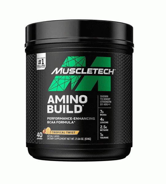 MuscleTech Amino Build – Elite BCAA Performance Formula | Tropical Twist