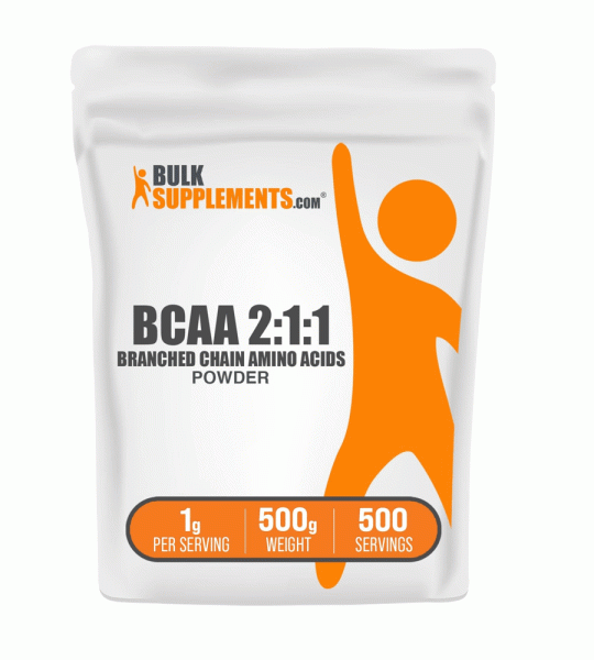 BulkSupplements BCAA 2:1:1 – Pure Performance Amino Fuel | 500g, 500 Servings