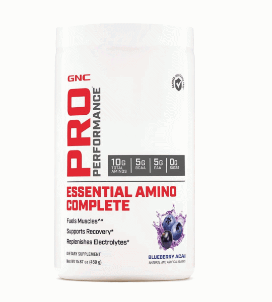 GNC Pro Performance Amino Complete – Muscle Fuel & Recovery | Blueberry Acai