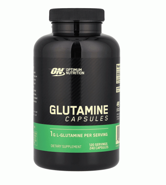 Optimum Nutrition Glutamine – 1G Pure L-Glutamine | 240 Capsules