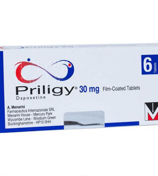 Priligy Dapoxetine 30mg Tablets – Effective Solution for Men's Performance