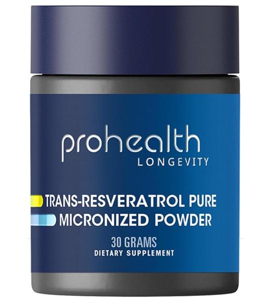 ProHealth Longevity Trans-Resveratrol Pure Micronized Powder – 30g