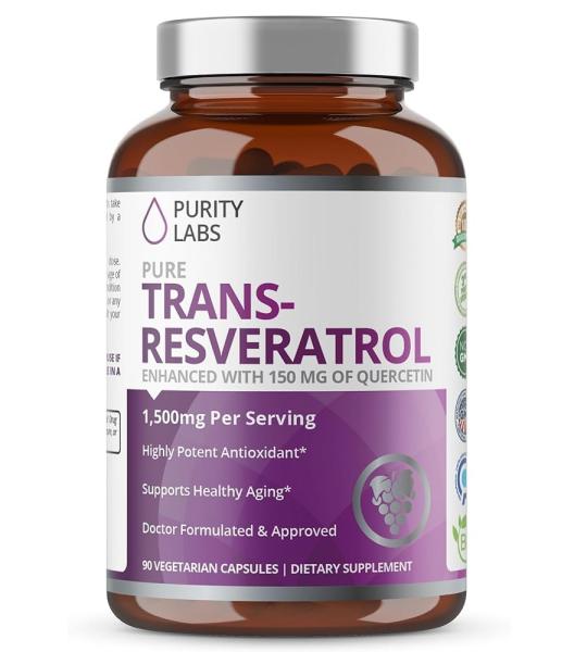 Purity Labs Pure Trans-Resveratrol with Quercetin