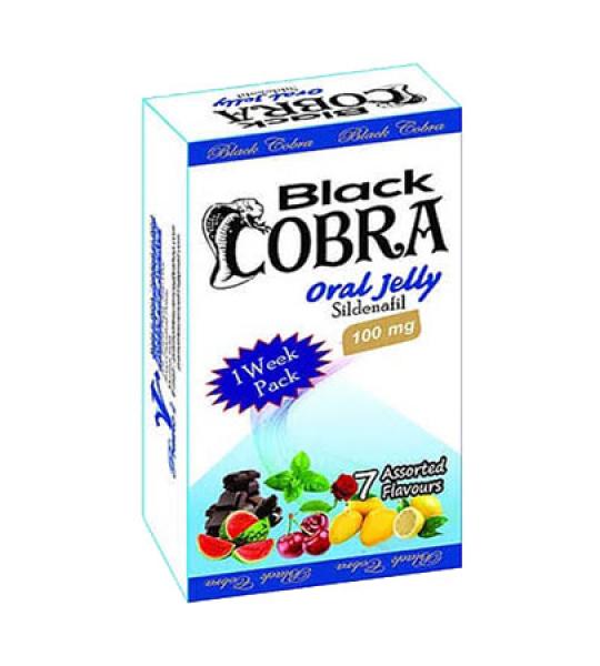 Black Cobra Oral Jelly 100mg – Fast-Acting Performance Enhancer
