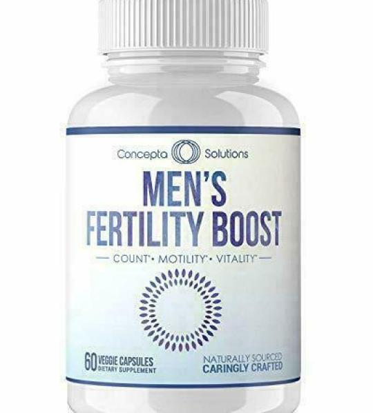 Concepta Solutions Men's Fertility Boost 60 Capsules for Reproductive Health & Vitality