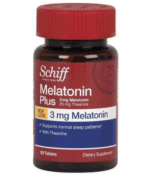 Schiff Melatonin Plus 3mg Melatonin with 25mg Theanine