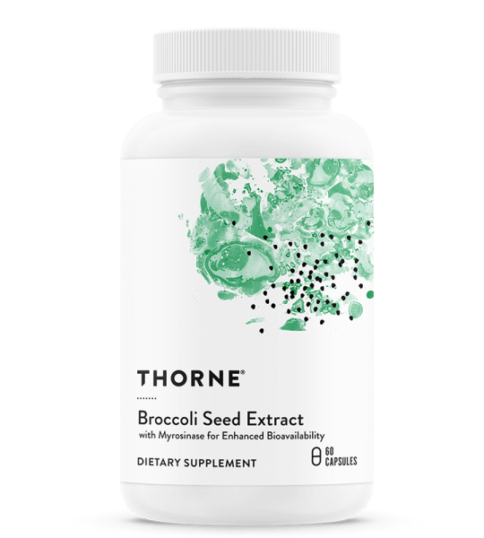 Thorne Broccoli Seed Extract with Myrosinase for Enhanced Bioavailability - 60 Capsules