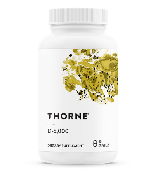 Thorne Vitamin D-5,000 - Nsf Certified for Sport - 60 Capsules