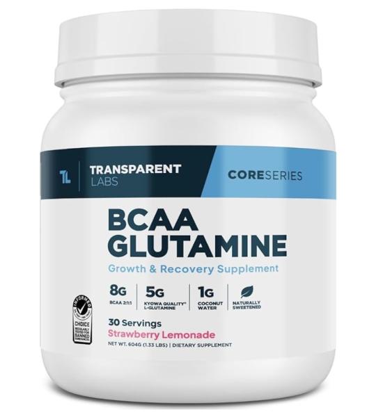 Transparent Labs BCAA Glutamine - Strawberry Lemonade