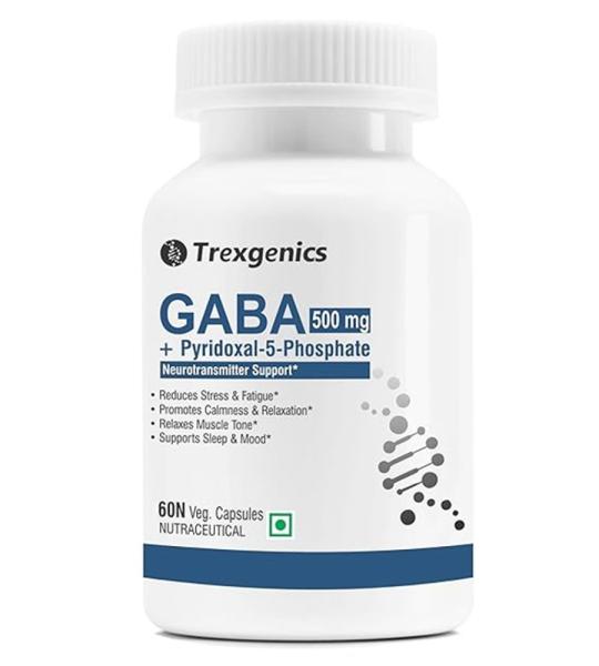 Trexgenics GABA 500mg + Pyridoxal-5-Phosphate