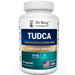 Dr Berg Tudca – 250 Mg of Tauroursodeoxycholic Acid | Liver Gut Support – 30 Capsules