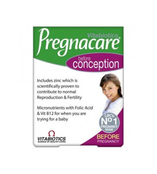 Vitabiotics Pregnacare Conception – 30 Tablets for Reproductive Health & Fertility Support