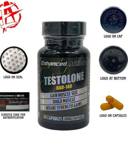 Testolone Rad 140 10mg 60 Capsules Enhanced athlete