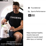 Thorne Whey Protein Isolate - Chocolate 30 Scoops