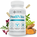 Zen Nutrients PodiVite Plantar Fasciitis Relief & Nerve Function 60 Capsules