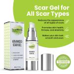Zen Nutrients ScarMedx Advanced Scar Gel, Medical Grade Silicone Gel