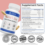 Zen Nutrients SkinVite Hormonal Breakouts & Clear Skin Support 60 Capsules
