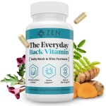 Zen Nutrients The Everyday Back Vitamin for Lower Back Relief & Nerve Function Support 60 Capsules